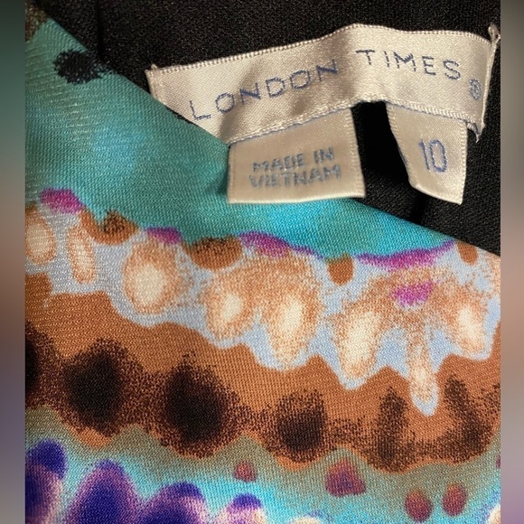 London Times One Sleeve Maxi Dress 10 - Picture 3 of 4